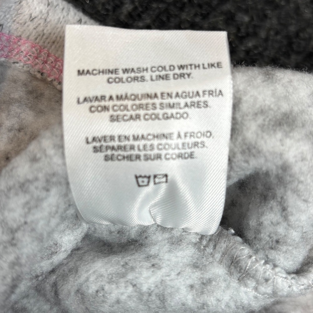 Thread & Supply Grey Pink‎ Hivo Pink Frosting Quarter Zip Fleece Pullover XL - Picture 5 of 8